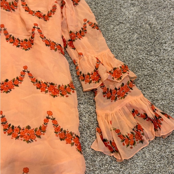 Athropologie - Nikasha women’s peach shirt sz S - Picture 8 of 11
